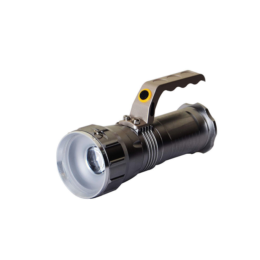 چراغ قوه پلیسی دستی شارژی 3 باطری زوم دار